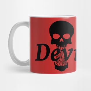 Devil with a skull for Gothic fashion Mug